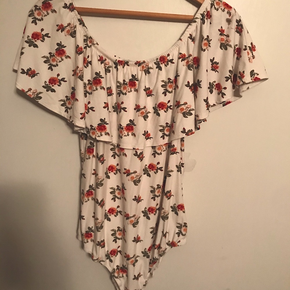 Floral Print Body Suit